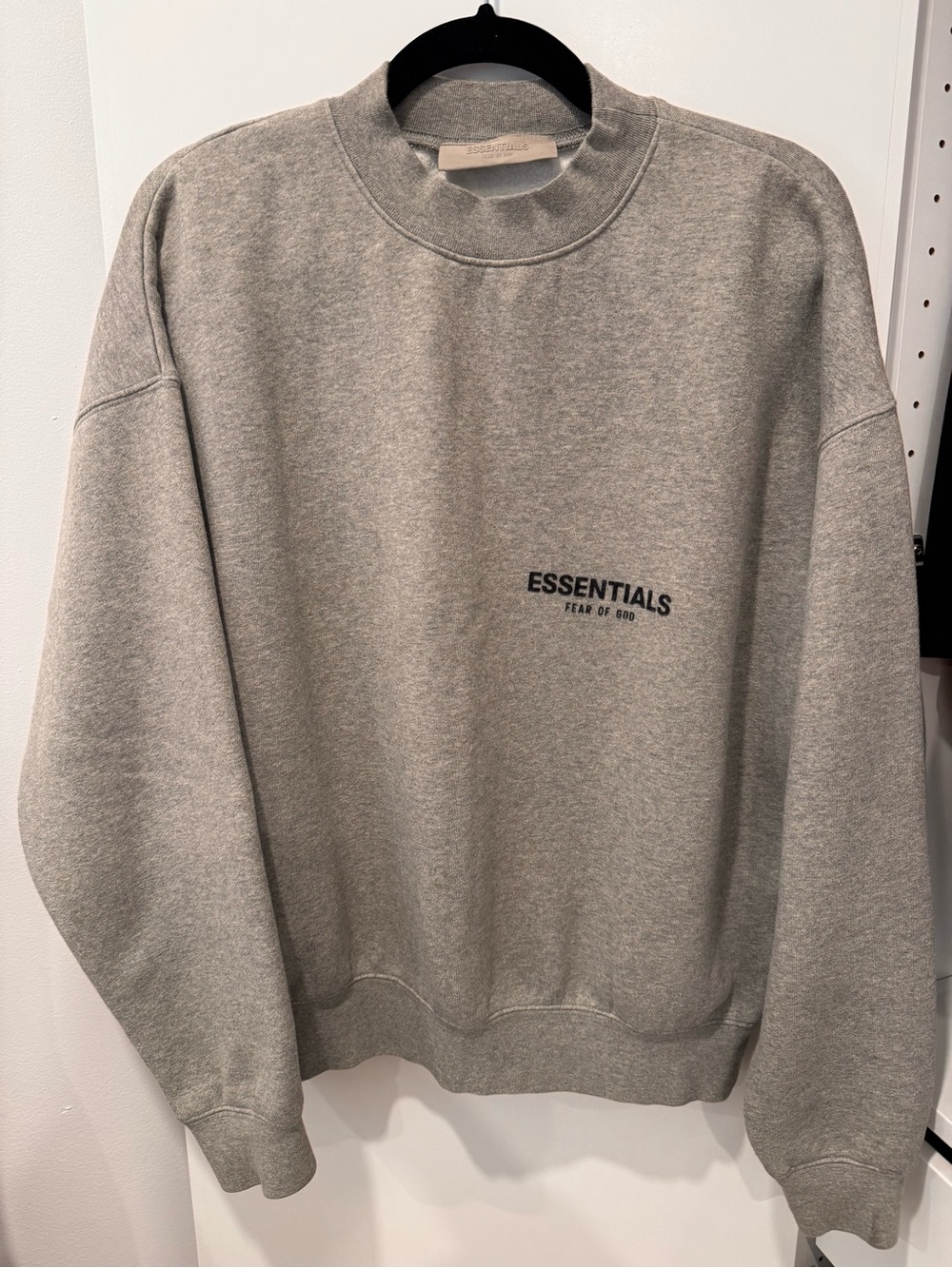 Essentials Fear of God - Crewneck Sweatshirt in Heather Gray